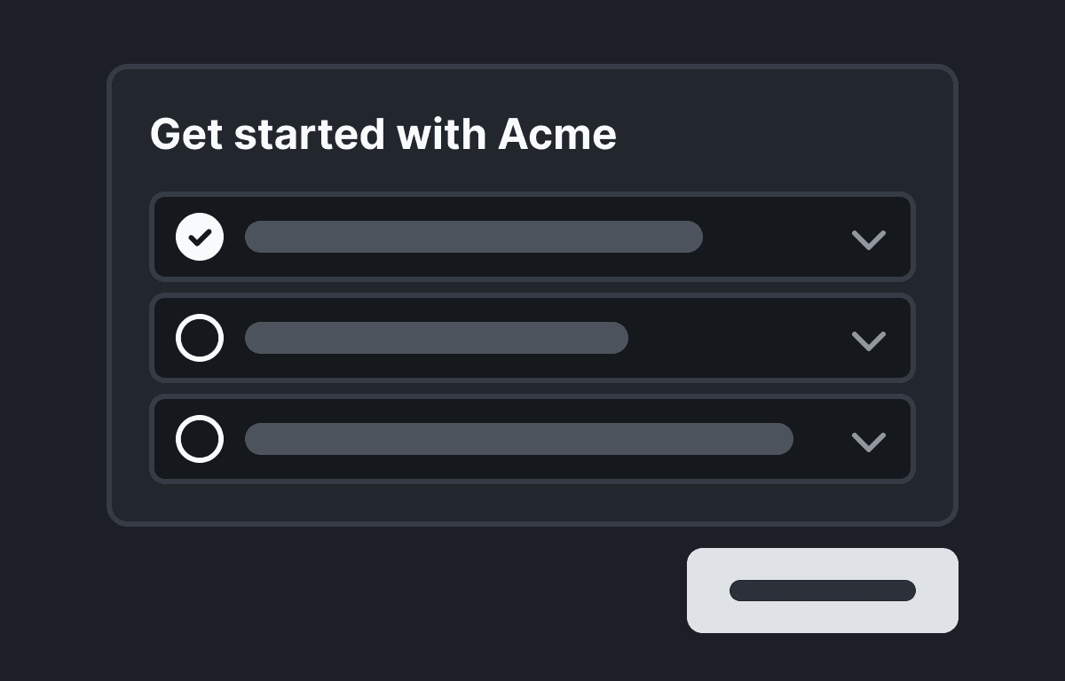 Floating checklist