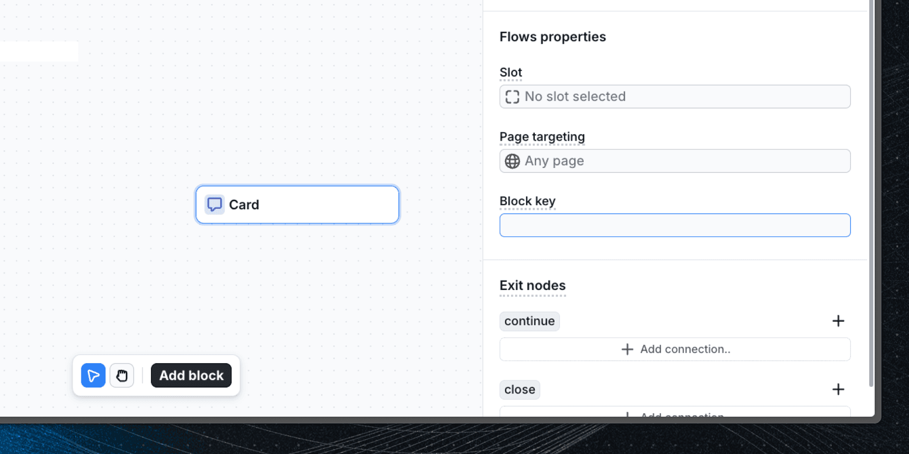 Block key property